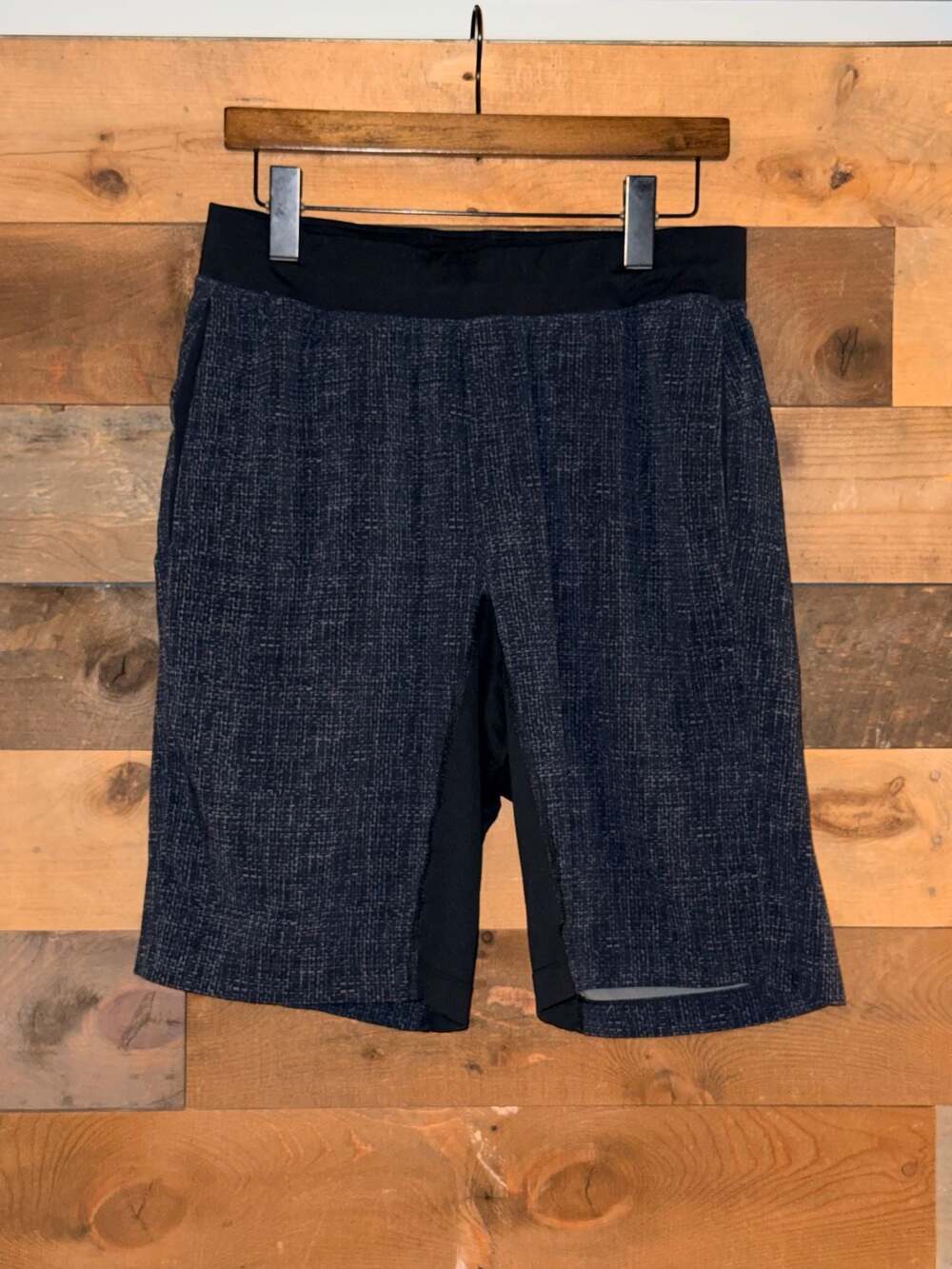 Lululemon Surge Short 9" Liner T-Pattern Blue/ Black Size M